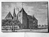 Grote Kerk en stadhuis tekening - Vollenhove - 20244988 - RCE -  Grote Kerk: Grote Kerk en stadhuis tekening 