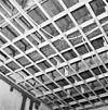 Interieur, begane grond, linker voorkamer, plafond, beschilderde moerbalken - 20000798 - RCE -  Interieur, begane grond, linker voorkamer, plafond, beschilderde moerbalken 