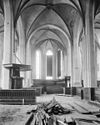 Interieur naar het oosten - Hasselt - 20102824 - RCE -  Hervormde Kerk - Grote Kerk - Sint-Stephanuskerk: interieur naar het oosten 