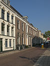 Zwolle Thorbeckegracht13 -  Zwolle, Thorbeckegracht 13 (center, the left brickstone house)