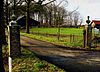 Bikkenrade -  De hekpijlers van huis Bikkenrade te Harculo. 