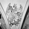 Interieur detail gewelfschildering in zuiderzijbeuk - Zwolle - 20229285 - RCE -  Broeren Kerk: interieur detail gewelfschildering in zuiderzijbeuk 