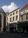 Zwolle Sassenstraat3 -  Zwolle, Sassenstraat 3 (center, the right light-yellow house)