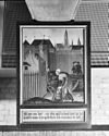 Schilderij in Oud Kath.kerk ca.1500 vondst van het O.L.Vr. beeldje buiten de stadsmuur - Amersfoort - 20010424 - RCE -  O.K. Parochie Heilige Georgius: schilderij in Oud Kath.kerk ca.1500 vondst van het O.L.Vr. beeldje buiten de stadsmuur 