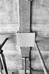 Detail afname buiten schildering - Amersfoort - 20009257 - RCE -  Sint Joriskerk: detail afname buiten schildering 