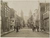 Zicht op straat met buitenzijde stadspoort - Amersfoort - 20319526 - RCE -  Kamperbinnenpoort: Zicht op straat met buitenzijde stadspoort (opmerking: Bureau Mulder) 
