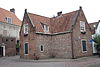 Muurhuizen118en118a.JPG -  Muurhuizen 118 en 118a Hoek Appelmarkt. Huis met bakstenen topgevel. Schuifraamkozijnen 