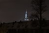 Amersfoort.OnzeLieveVrouwetoren.winternacht.JPG -  Amersfoort, Onze Lieve Vrouwetoren (ook wel Lange Jan) in een winternacht. 