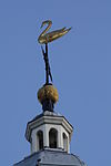LutherseKerkAmersfoortZwaan.JPG -  Evangelisch-Lutherse Kerk de Zwaan op de toren. Naar Johannes Hus: 