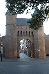 Kamperbinnenpoort01.JPG -  Amersfoort, Kamperbinnenpoort. Overblijfsel uit de eerste stadsmuur, tweede helft dertiende eeuw. 