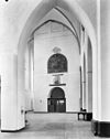 Interieur zuid zijbeuk toren naar het westen - Amersfoort - 20009219 - RCE -  Sint Joriskerk: interieur zuid zijbeuk toren naar het westen 