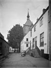 Overzicht met Dieventoren - Amersfoort - 20010132 - RCE -  Overzicht met Dieventoren (opmerking: In: Buiten ; 15(1921), nr. 52, p. 619) 