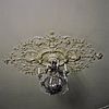 Interieur begane grond, linker voorkamer, stucplafond met stucornament - Baarn - 20338549 - RCE -  Villa Pera: Interieur begane grond, linker voorkamer, stucplafond met stucornament 