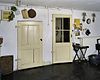 Interieur kelder, keukenwand met deuren - Baarn - 20338507 - RCE -  Villa Pera: Interieur kelder, keukenwand met deuren 