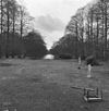 Overzicht van het park achter het huis met beek - Baarn - 20027156 - RCE -  Groeneveld: Overzicht van het park achter het huis met beek 