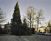 Overzicht van de tuin, gezien vanaf de voordeur, linkerkant - Baarn - 20338471 - RCE -  Villa Pera: Overzicht van de tuin, gezien vanaf de voordeur, linkerkant 