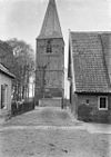 Zicht op de toren vanuit het westen - Werkhoven - 20253511 - RCE -  Nederlands Hervormde Kerk: Zicht op de toren vanuit het westen 