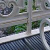 Park, gedeelte van houten brug met ijzeren zijkanten, detail - Werkhoven - 20352029 - RCE -  Beverweert: Park, gedeelte van houten brug met ijzeren zijkanten, detail 