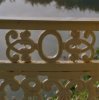 Park, overzicht ijzeren brug, detail