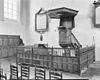 Preekstoel en doophek - Bunschoten - 20045072 - RCE -  Nederlands Hervormde Kerk: preekstoel en doophek 