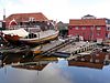 Werf Nieuwboer Spakenburg -  Werf Nieuwboer met vier scheepshellingen Spakenburg