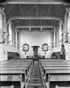 Interieur naar het oosten - Bunschoten - 20045070 - RCE -  Nederlands Hervormde Kerk: interieur naar het oosten 