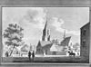 Naar pen- en penseeltekening door P. van Liender - Bunschoten - 20045057 - RCE -  Nederlands Hervormde Kerk: naar pen- en penseeltekening door P. van Liender 