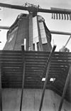 Achtkante stellingmolen na roedebreuk op 3 november 1961 - Achttienhoven - 20004580 - RCE -  De Kraai: Achtkante stellingmolen na roedebreuk op 3 november 1961 