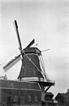 Overzicht achtkante stellingmolen, na de restauratie - Achttienhoven - 20004587 - RCE -  De Kraai: Overzicht achtkante stellingmolen, na de restauratie 
