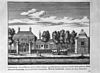 Reproductie uit platenboek 100 gezichten. plaat 93, tekening voorzijde - Baambrugge - 20026645 - RCE -  Huis Valckenheining: reproductie uit platenboek 100 gezichten. plaat 93, tekening voorzijde 
