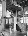 Interieur preekstoel - IJsselstein - 20119878 - RCE -  Nederlands Hervormde Kerk En Toren: interieur preekstoel 