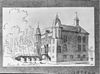 Kopie naar Pronk, Rijksdienst voor de Monumenten Zorg, origineel in bezit van R.P.K. te Amsterdam - Linschoten - 20140433 - RCE -  Huis te Linschoten: kopie naar Pronk, Rijksdienst voor de Monumenten Zorg, origineel in bezit van R.P.K. te Amsterdam 