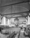 Interieur naar het westen - Linschoten - 20140488 - RCE -  Nederlands Hervormde Kerk: interieur naar het westen 