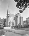 Overzicht zuidoost gevel - Nieuwegein - 20334519 - RCE -  Rooms-Katholieke Sint Nicolaaskerk: Overzicht zuidoost gevel 