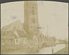 Zicht vanuit het noordwesten - Oudewater - 20327847 - RCE -  Grote of St. Michaelskerk: Zicht vanuit het noordwesten 