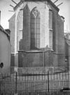 Kerk na de brand, koor vanuit het oosten - Rhenen - 20186248 - RCE -  Cunerakerk En Toren: kerk na de brand, koor vanuit het oosten 
