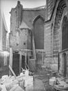 Kerk na de brand vanuit het westen - Rhenen - 20186250 - RCE -  Cunerakerk En Toren: kerk na de brand vanuit het westen 