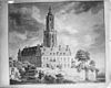 Tekening Cunera-toren 1771 - Rhenen - 20186351 - RCE -  Cunerakerk En Toren: tekening Cunera-toren 1771 