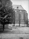 Kerk, zuid-gevel van het koor - Rhenen - 20186227 - RCE -  Cunerakerk En Toren: kerk, zuid-gevel van het koor 