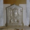 InterieurGROTE ZAAL (TIJDENS RESTAURATIE), SCHOUW (MARMERIMITATIE), DETAIL