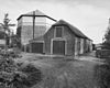 Zij-achtergevel van de schuur met hooiberg - Loenen aan de Vecht - 20141830 - RCE -  'T Huis Te Velde: zij-achtergevel van de schuur met hooiberg 