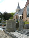 Kruiskerk Maarssen2 met kerkhof -  Kruiskerk, Maarssen met kerkhof 