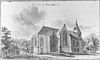 Pen- en penseeltekening door J.de Beyer - Maarssen - 20143637 - RCE -  Nederlands Hervormde Kerk: pen- en penseeltekening door J.de Beyer 