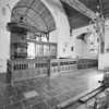 INTERIEUR, OVERZICHT PREEKSTOEL MET DOOPHEK - Vreeland - 20292418 - RCE -  Nederlands Hervormde Kerk: INTERIEUR, OVERZICHT PREEKSTOEL MET DOOPHEK 