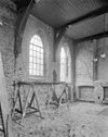 Interieur koor tijdens restauratie - Vreeland - 20247148 - RCE -  Nederlands Hervormde Kerk: interieur koor tijdens restauratie 