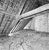 INTERIEUR, GEBOUW XI, ZOLDER, OVERZICHT NOORDWEST HOEK - Utrecht - 20275403 - RCE -  Duitse Huis: INTERIEUR, GEBOUW XI, ZOLDER, OVERZICHT NOORDWEST HOEK 