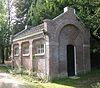 Utrecht RM514320 Baarhuisje oostzijde.JPG -  Voormalig baarhuisje (oostzijde) op begraafplaats Soestbergen, Utrecht. 
