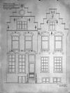 Gevels, bestaande toestand naar een tekening van A.Hemsing - Utrecht - 20235908 - RCE -  gevels, bestaande toestand naar een tekening van A.Hemsing (opmerking: Fotonummer 9170) 