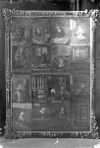 Schilderij (1760) met taferelen betreffende de lakenbereiding, catalogus nummer 1617 - Utrecht - 20235138 - RCE -  Stedelijk Museum: schilderij (1760) met taferelen betreffende de lakenbereiding, catalogus nummer 1617 