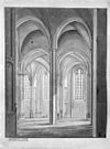 Gezicht in de kerk naar tekening van Saenredam, catalogus topografische atlas, supplement nummer 1150 - Utrecht - 20233722 - RCE -  Buur Kerk En Toren: gezicht in de kerk naar tekening van Saenredam, catalogus topografische atlas, supplement nummer 1150 